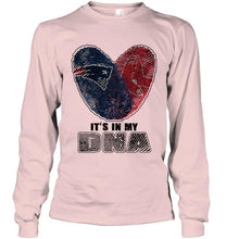 Load image into Gallery viewer, New England Patriots and Boston Red Sox it's my dna love fingerprints shirt