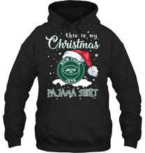 Load image into Gallery viewer, This is my christmas New York Jets pajama shirt t shirt