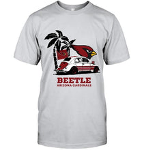 Load image into Gallery viewer, Beetle Arizona Cardinals on beach shirt