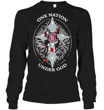 Load image into Gallery viewer, One nation under god St. Louis Cardinals jesus cross