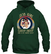 Load image into Gallery viewer, Winnipeg Jets girl classy sasy and a bit smart asy retro shirt