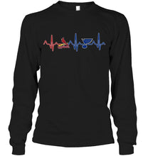 Load image into Gallery viewer, St Louis Cardinals St Louis Blues heartbeat shirt