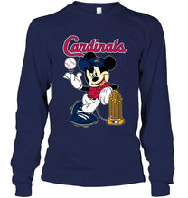 Load image into Gallery viewer, St Louis Cardinals mickey mlb champions shirt