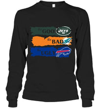 Load image into Gallery viewer, New York Jets the good the bad the ugly fan t shirt
