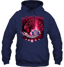 Load image into Gallery viewer, st louis cardinals eagle american flag shirt