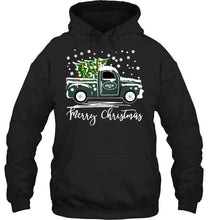 Load image into Gallery viewer, New York Jets merry christmas christmas tree truck t shirt
