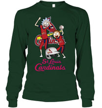 Load image into Gallery viewer, St Louis Cardinals Rick and morty fan shirt