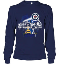 Load image into Gallery viewer, snoopy watch Winnipeg Jets city star light shirt