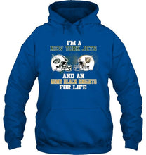 Load image into Gallery viewer, i'm a New York Jet and an Army Black Knight for life shirt