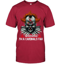 Load image into Gallery viewer, Warning I'm St Louis Cardinals fan it halloween shirt