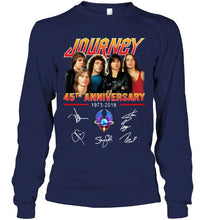 Load image into Gallery viewer, 45th anniversary of Journey signed shirt