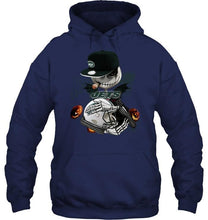 Load image into Gallery viewer, Fear the New York Jets jack skellington halloween harvest field shirt