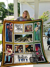 Load image into Gallery viewer, the beatles moments for beatles fan quilt blanket
