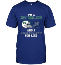 Load image into Gallery viewer, i'm a New York Jet and a New York Yankee for life shirt