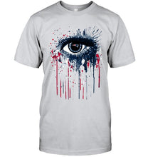 Load image into Gallery viewer, New England Patriots eye paint drop art style t shirt