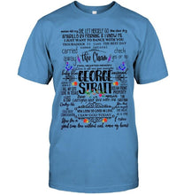 Load image into Gallery viewer, George Strait songs shirt