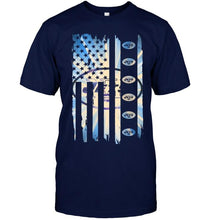 Load image into Gallery viewer, New York Jets 4th july independence day american flag shirt