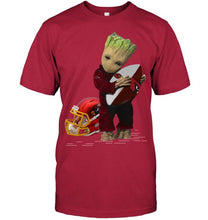 Load image into Gallery viewer, Groot loves Arizona Cardinals fan hoodie