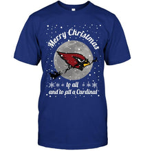 Load image into Gallery viewer, Arizona Cardinals Merry Christmas to all and to all a Cardinal fan shirt