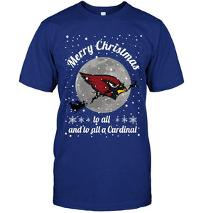 Arizona Cardinals Merry Christmas to all and to all a Cardinal fan shirt