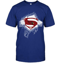 Load image into Gallery viewer, Arizona Cardinals Superman Ripped shirt