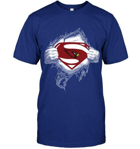 Arizona Cardinals Superman Ripped shirt