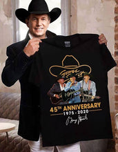 Load image into Gallery viewer, george strait 45th anniversary signed shirt