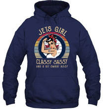 Load image into Gallery viewer, Winnipeg Jets girl classy sasy and a bit smart asy retro shirt