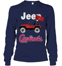 Load image into Gallery viewer, Jeep St Louis Cardinals fan shirt