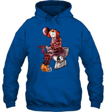 Load image into Gallery viewer, IT Louisville Cardinals in toilet halloween hoodie
