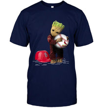Load image into Gallery viewer, groot loves St Louis Cardinals fan shirt