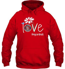 Load image into Gallery viewer, Love my Cardinals St Louis Cardinals daisy fan shirt