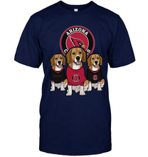 Load image into Gallery viewer, Arizona Cardinals Beagles fan shirt