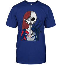 Load image into Gallery viewer, New England Patriots Jack Skellington Sally halloween fan simpson shirt