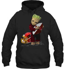 Load image into Gallery viewer, Groot loves Arizona Cardinals fan hoodie