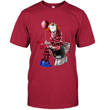 Load image into Gallery viewer, IT St Louis Cardinals in toilet halloween shirt