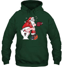 Load image into Gallery viewer, Santa Louisville Cardinals in bathroom shirt
