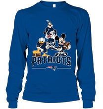 Load image into Gallery viewer, New England Patriots mickey donald goofy fan shirt