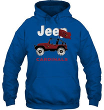 Load image into Gallery viewer, Jeep Arizona Cardinals fan hoodie