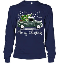 Load image into Gallery viewer, New York Jets merry christmas christmas tree truck t shirt