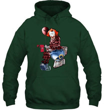 Load image into Gallery viewer, IT Arizona Cardinals in toilet halloween hoodie