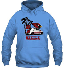 Load image into Gallery viewer, Beetle Arizona Cardinals on beach shirt