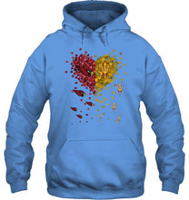 Load image into Gallery viewer, Arizona Cardinals Patriots and Arizona State Sun Devils tiny hearts shaped fan shirt