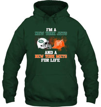 Load image into Gallery viewer, i'm a New York Jet and a New York Met for life shirt