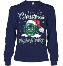 Load image into Gallery viewer, This is my christmas New York Jets pajama shirt t shirt