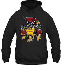 Load image into Gallery viewer, Arizona Cardinals Rottweilers fan hoodie