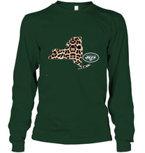 Load image into Gallery viewer, New York Jets panther pattern state map shirt