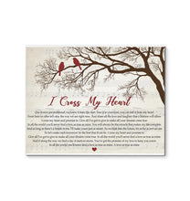 Load image into Gallery viewer, George Strait I cross my heart tree bird canvas