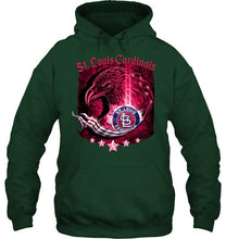 Load image into Gallery viewer, st louis cardinals eagle american flag shirt