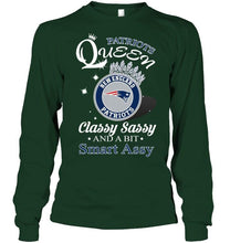 Load image into Gallery viewer, New England Patriots Queen classy sasy and a bit smart asy shirt